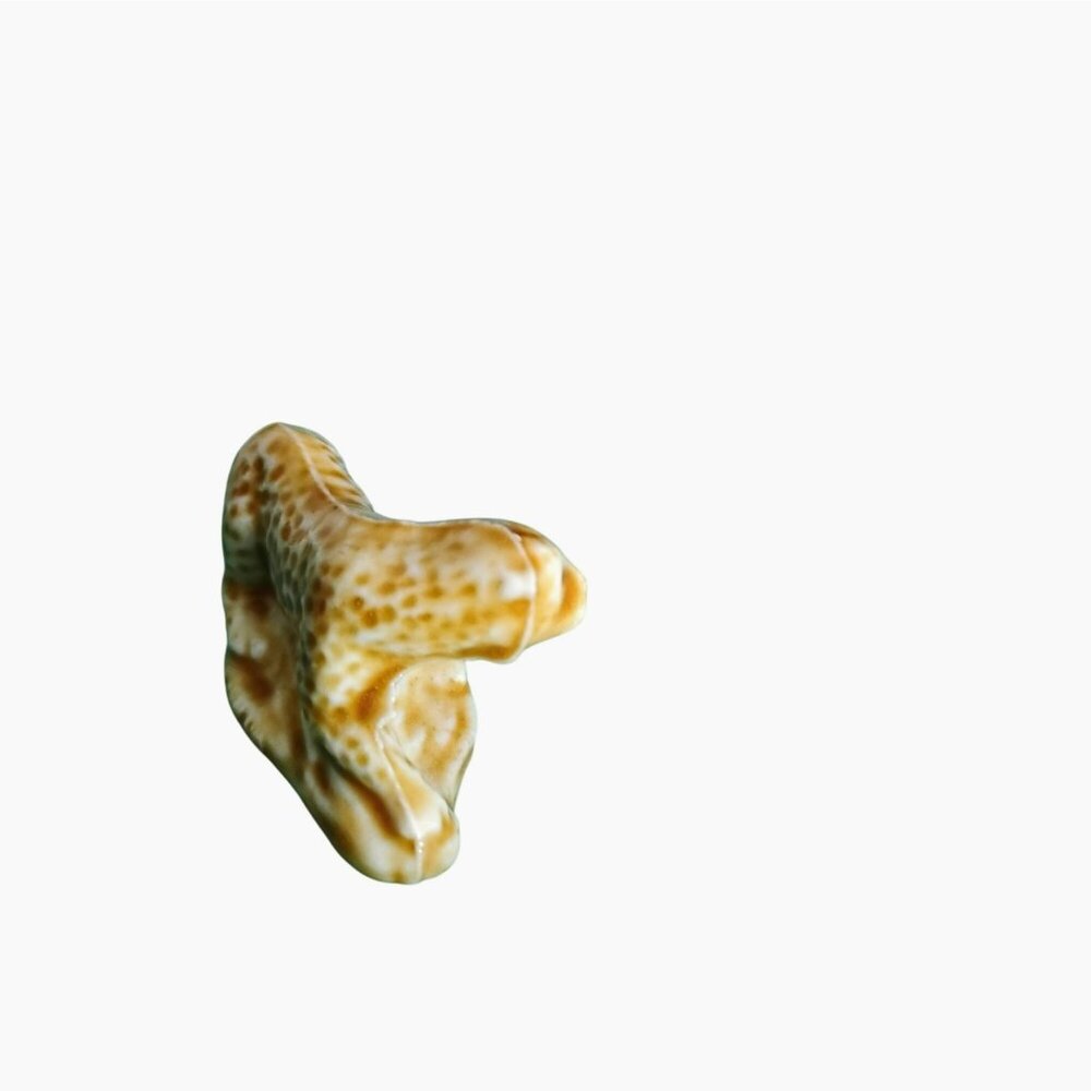 Wade Whimsies England Leopard Miniature Porcelain Figurine Vintage Cheetah Tan - Picture 6 of 7
